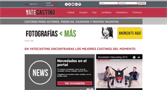 Desktop Screenshot of es.yatecasting.com